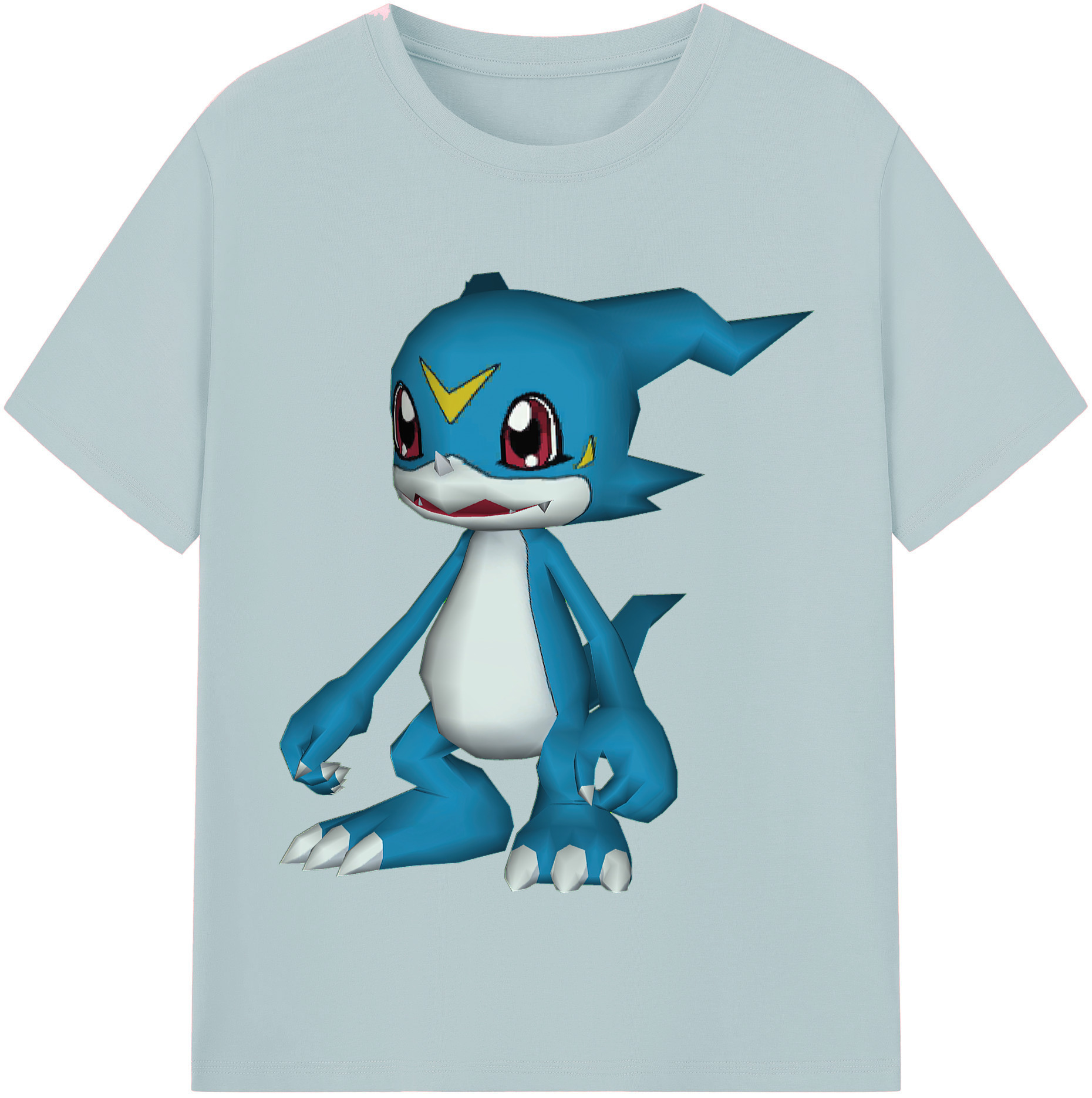 （画像用） Digimon デジタルモンスター/デジモン 綿100％半袖Tシャツ（フロントプリント）